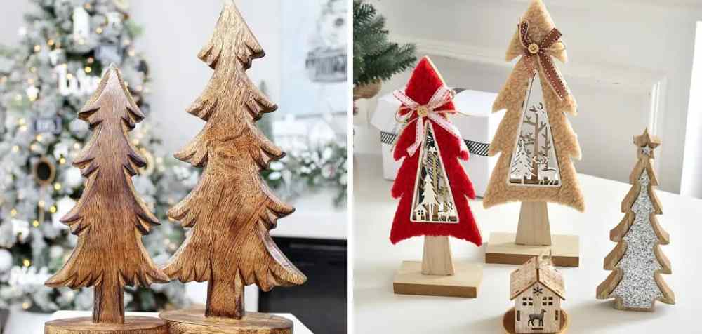 How to Decorate a Wood Christmas Tree